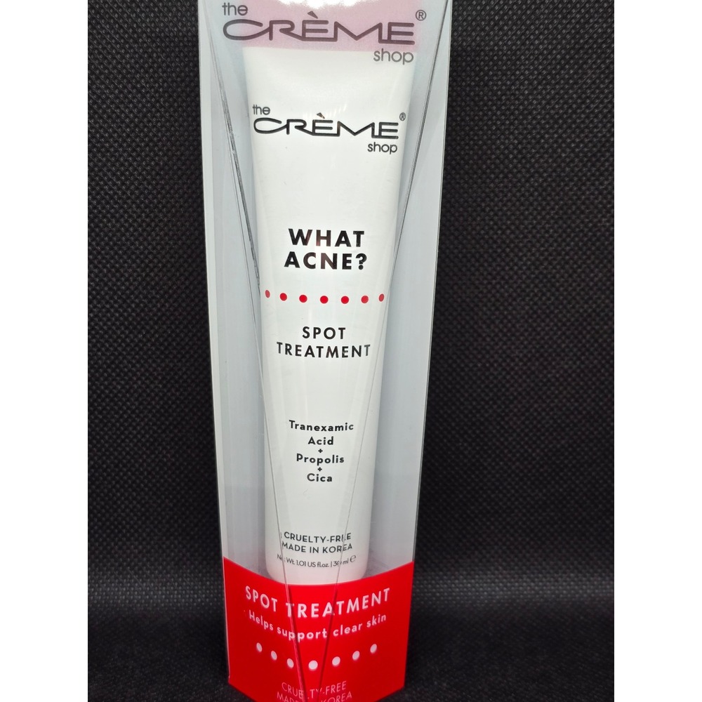The Creme Shop What Acne? Spot Treatment Tranexamic Acid Propolis Cica 1.01oz